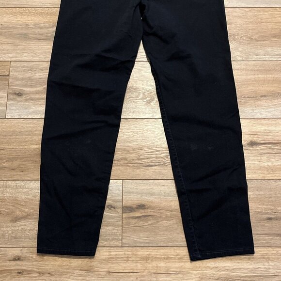 Levis 512 Slim Fit Tapered Fit Denim Jeans SZ 12 MIS L Black Stretch Modern - Picture 12 of 12